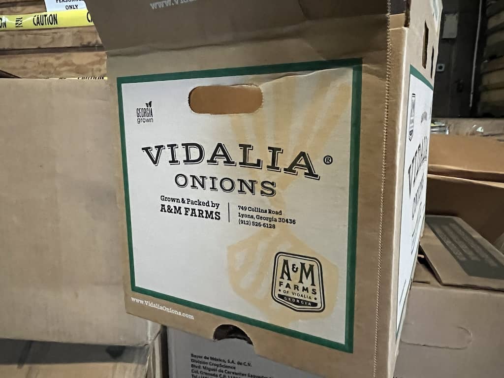 New Vidalia onion boxes