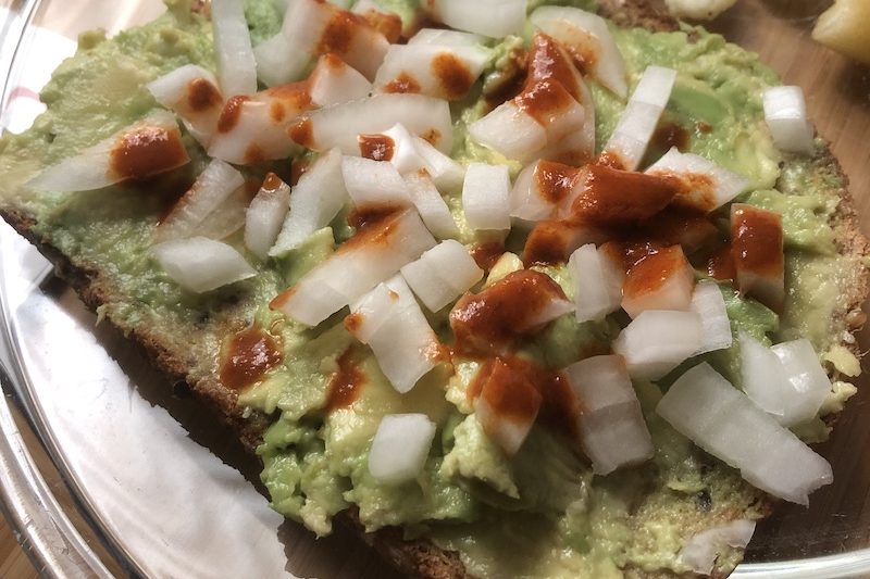 Avocado Toast with Vidalia Onion